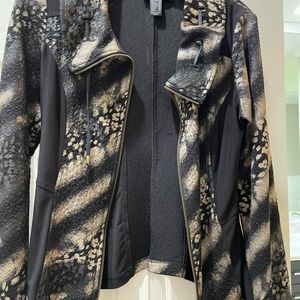 Frank Lyman Black and Taupe Lightweight Jacket